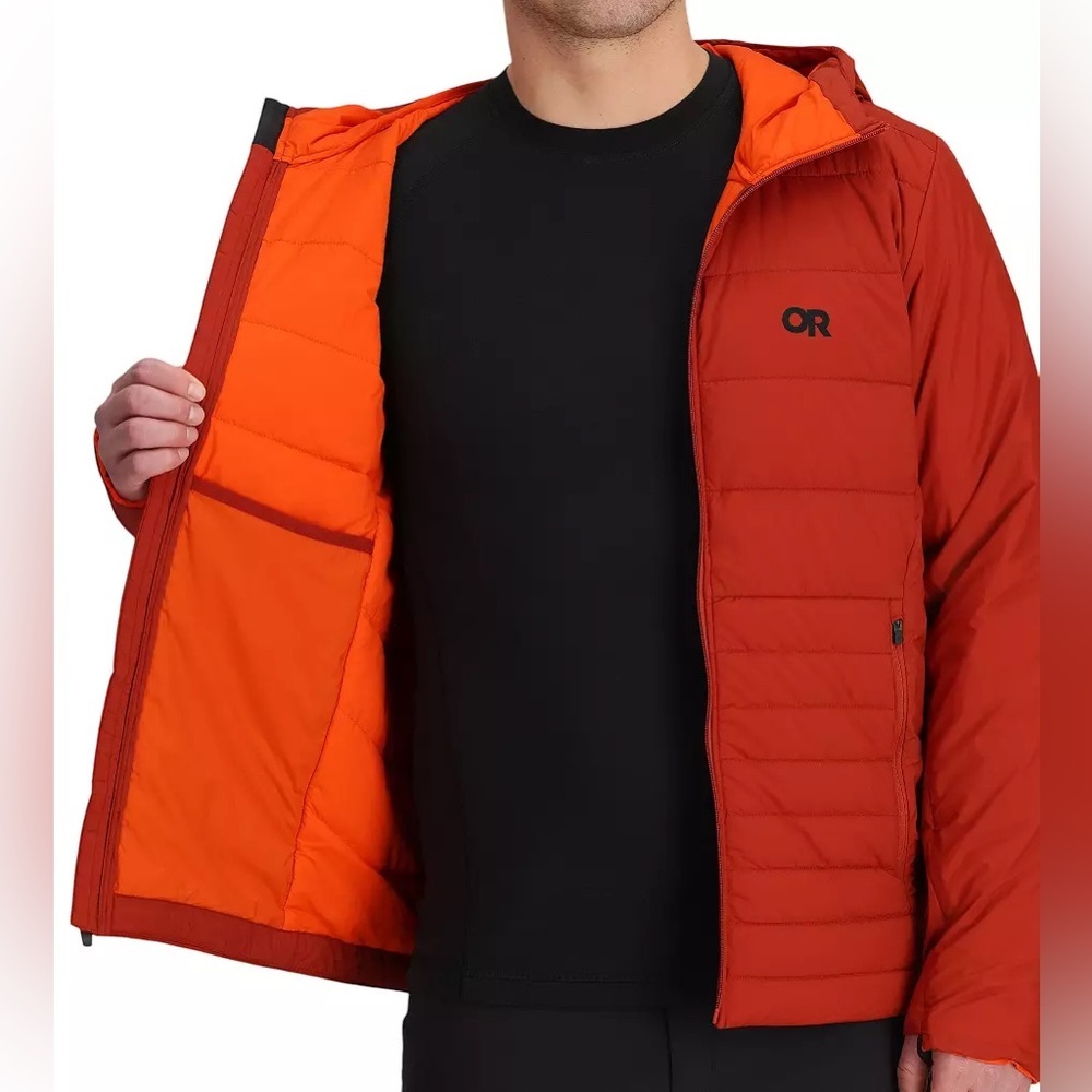 Outdoor Research Men’s Shadow Insulated Hoodie Jacket in Color Jupiter Size L - Picture 8 of 11
